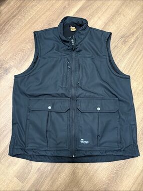 Berne Workwear Concealed Carry Softshell Vest Heavy Men XL Black Addersystem CCW